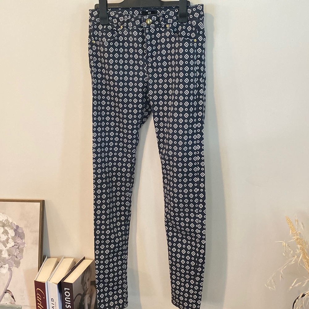 H&M geometric pattern jeans